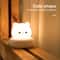 Cute Animal LED Night Light For Kids Touch Control 3 Level Dimmable Nursery Lamp 3