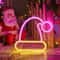 USB LED Neon Game Controller Wall Light Gaming Room Decorative Lamp 7