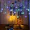 Christmas Snowflake LED Curtain String Lights Flashing Holiday Fairy Garland 1