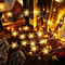 Christmas Snowflake LED Curtain String Lights Flashing Holiday Fairy Garland 4