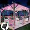 Solar Curtain String Lights Outdoor Waterproof LED Fairy Garland Lights For Garden Patio Wedding P 6