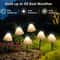 Solar Mushroom String Lights Outdoor Waterproof Fairy Garden Lights For Lawn Patio Party Decor 1