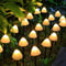Solar Mushroom String Lights Outdoor Waterproof Fairy Garden Lights For Lawn Patio Party Decor 7