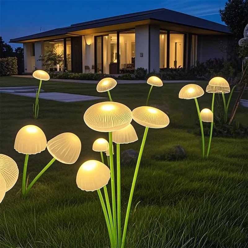 Solar Jellyfish Sway Garden Lights Waterproof LED Outdoor Pathway Yard Landscape Decor 2