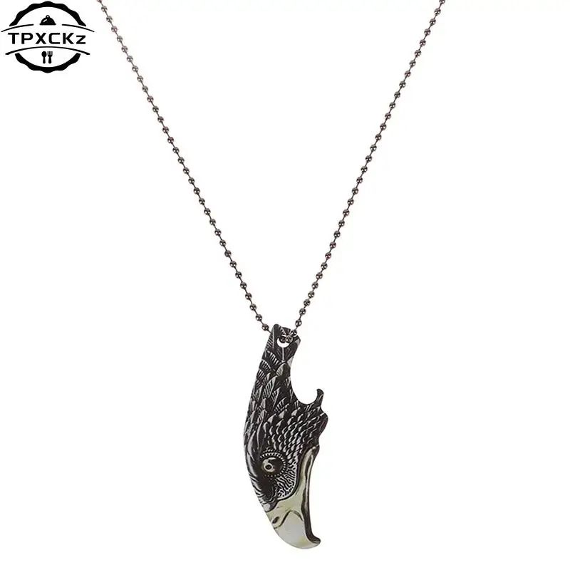 Stainless Steel Eagle Head Bottle Opener Portable Beer Bottle Jar Lid Opener Keychain Tool 3