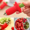 Stainless Steel Strawberry Huller Tomato Stem Remover Easy Fruit Corer Kitchen Tool 0