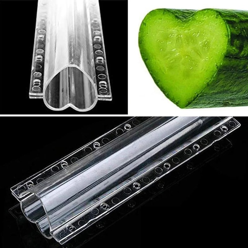 Garden Vegetable Shaping Mold Set Star Heart Shape Cucumber Growing Form 5