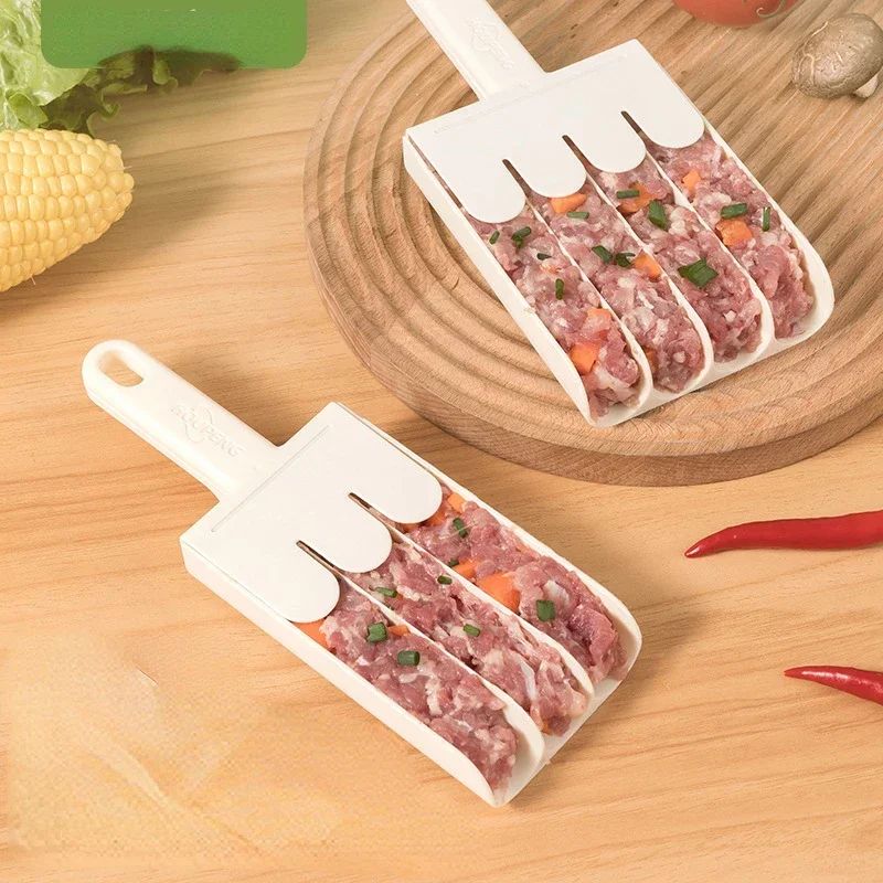 Manual Meatball Maker Mold Spoon Set Easy DIY Meat Fish Ball Kitchen Tool 0