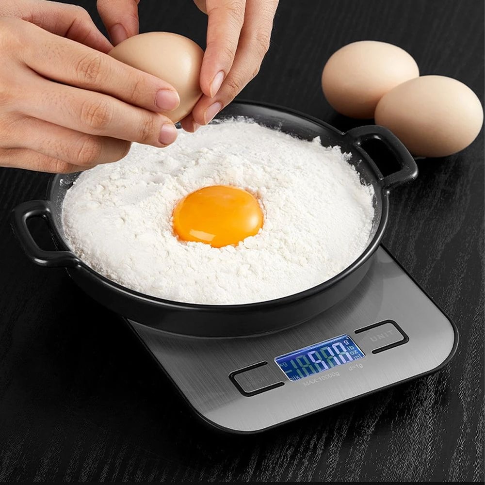 Rechargeable Digital Kitchen Scale With LCD Display 2205 Lb High Precision Food Weighing Scale 3