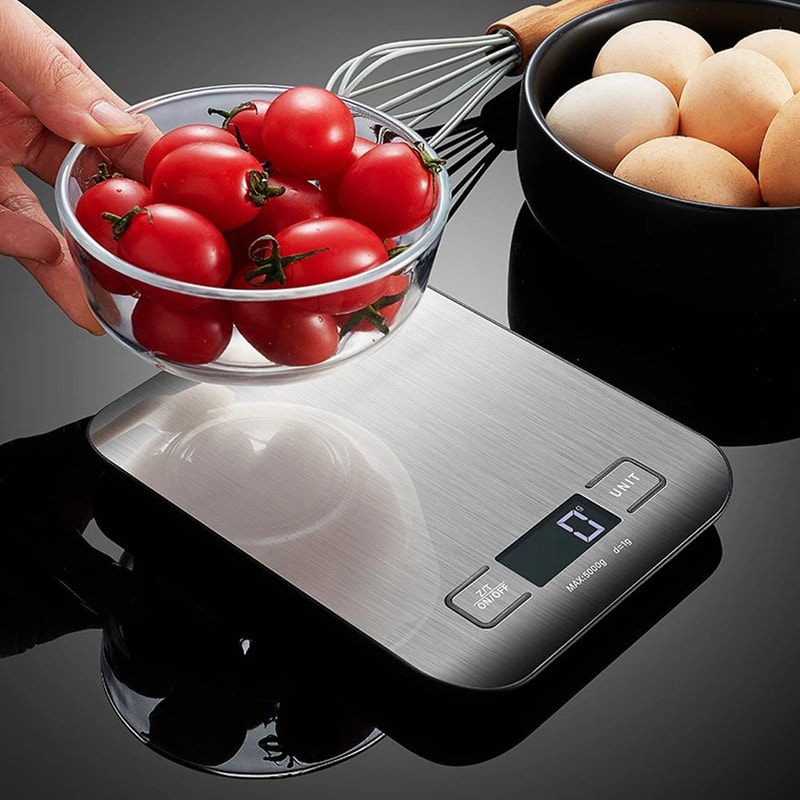 Rechargeable Digital Kitchen Scale With LCD Display 2205 Lb High Precision Food Weighing Scale 4