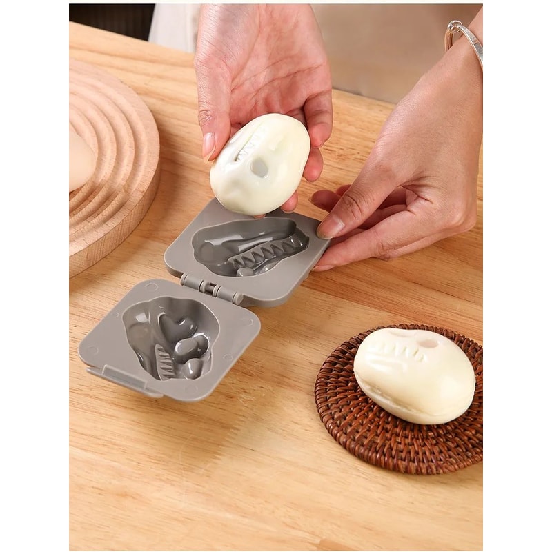 Dinosaur Fossil Egg Mold Cute Boiled Egg Rice Shaper For Kids Lunch 3
