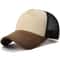 ColorBlock Mesh Trucker Baseball Cap Breathable FivePanel Adjustable Snapback Hat 6
