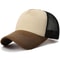 ColorBlock Mesh Trucker Baseball Cap Breathable FivePanel Adjustable Snapback Hat 6