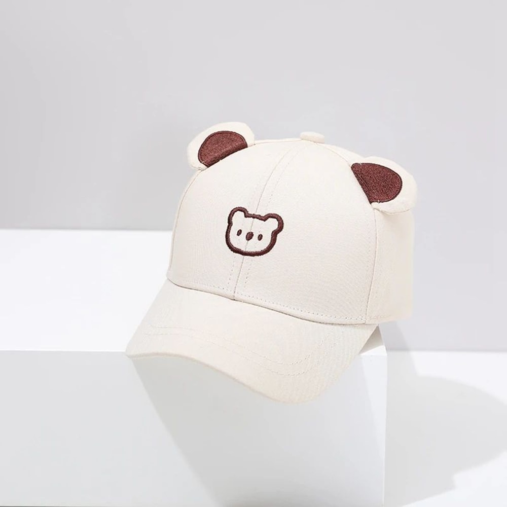 Toddler Bunny Ear Baseball Cap Cute 3D Animal Sun Hat For Kids 1