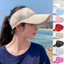 women's ponytail sun protection baseball cap – breathable outdoor sports hat