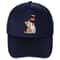Chinoiserie Cartoon Kitten Baseball Cap Retro Adjustable Casual Summer Hat 2