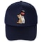 Chinoiserie Cartoon Kitten Baseball Cap Retro Adjustable Casual Summer Hat 2