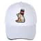 Chinoiserie Cartoon Kitten Baseball Cap Retro Adjustable Casual Summer Hat 9