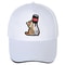 Chinoiserie Cartoon Kitten Baseball Cap Retro Adjustable Casual Summer Hat 9
