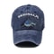 Vintage Washed Cotton Shark Embroidery Dad Hat Curved Brim Hip Hop Baseball Cap 2