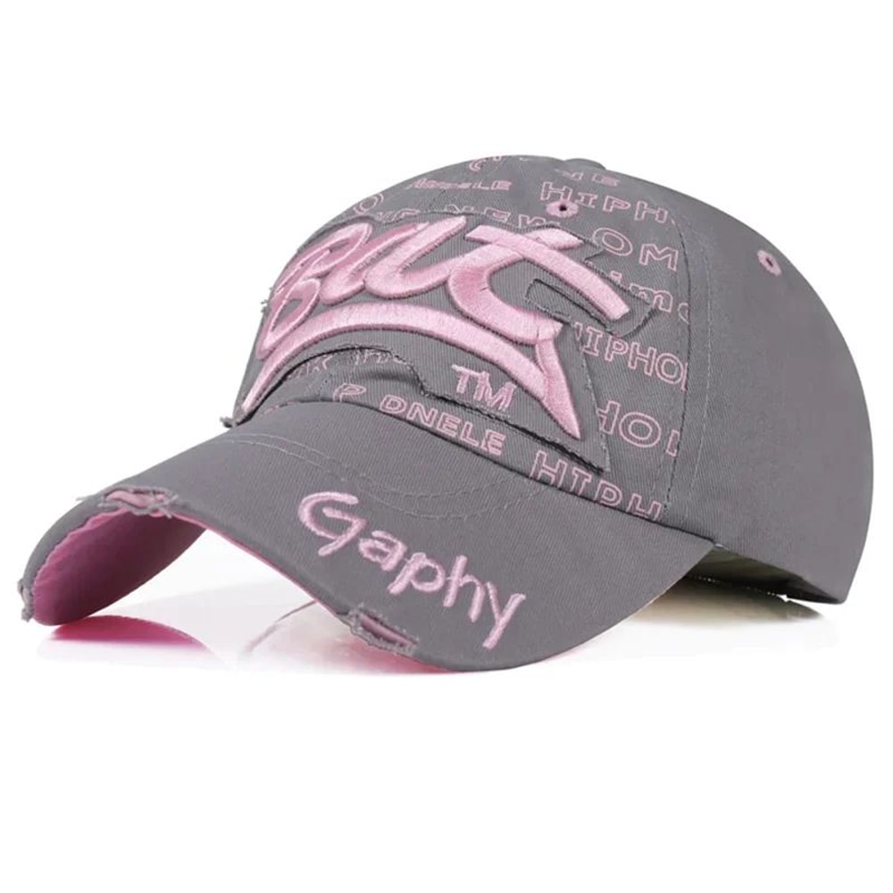 Adjustable Curved Brim Snapback Baseball Cap Summer Outdoor Hip Hop Hat 2