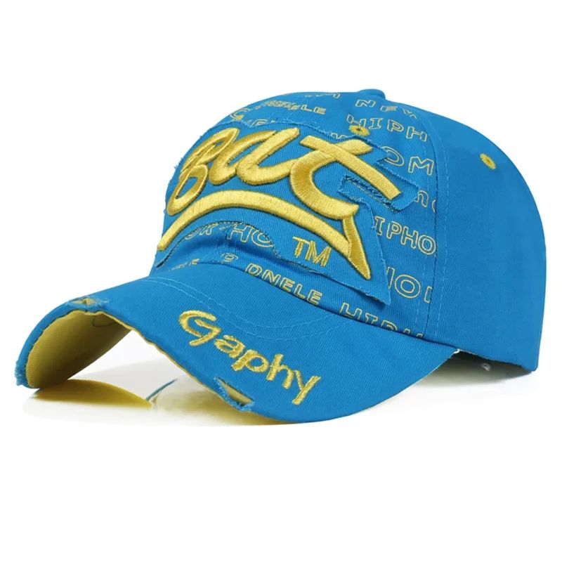 Adjustable Curved Brim Snapback Baseball Cap Summer Outdoor Hip Hop Hat 4