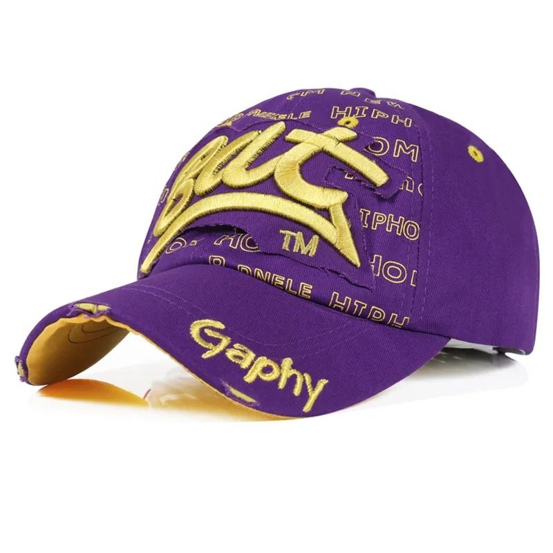 Adjustable Curved Brim Snapback Baseball Cap Summer Outdoor Hip Hop Hat 10