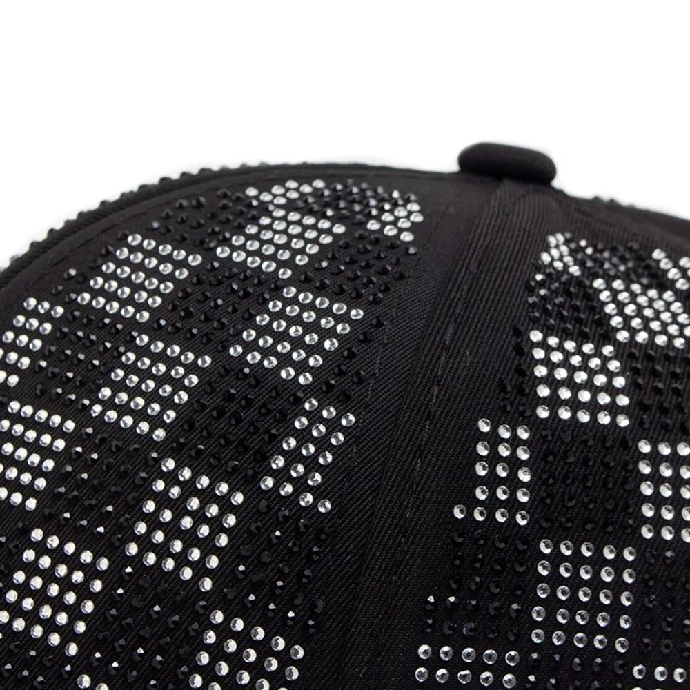 Rhinestone Street Style Womens Baseball Cap Adjustable Hip Hop Sun Visor Hat 4