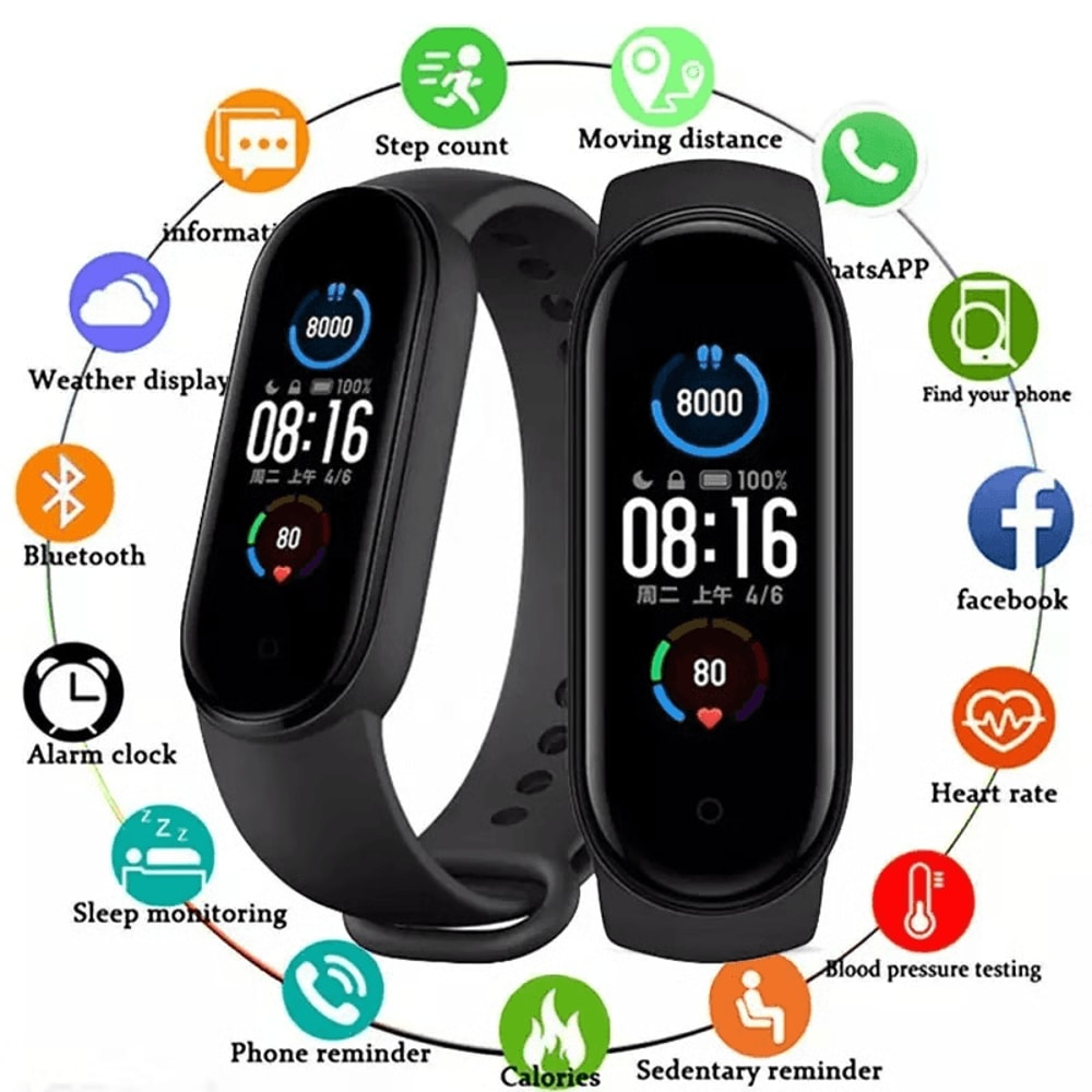 Smart Fitness Tracker Watch With Heart Rate Monitor For Daily Activity Tracking 4