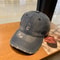 Distressed Denim Baseball Cap For Big Heads Adjustable Korean Duckbill Dad Hat 7