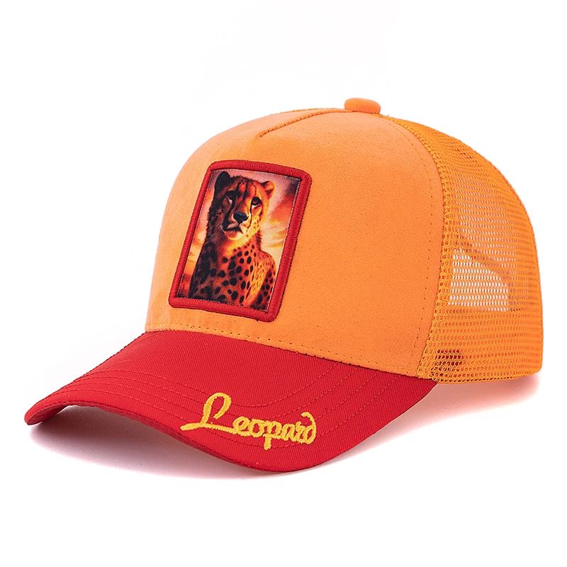 Grizzlies Patch Suede Trucker Hat Adjustable Animal Baseball Cap For Men Women 8