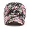 Womens Floral Print Trucker Hat Adjustable Summer Streetwear Baseball Cap 4