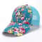 Womens Floral Print Trucker Hat Adjustable Summer Streetwear Baseball Cap 11