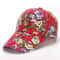 Womens Floral Print Trucker Hat Adjustable Summer Streetwear Baseball Cap 17