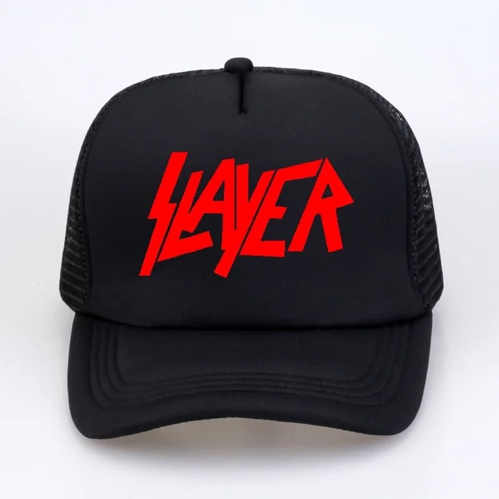 Speed Metal Punk Trucker Cap Adjustable Mesh Baseball Hat For Men Women 4