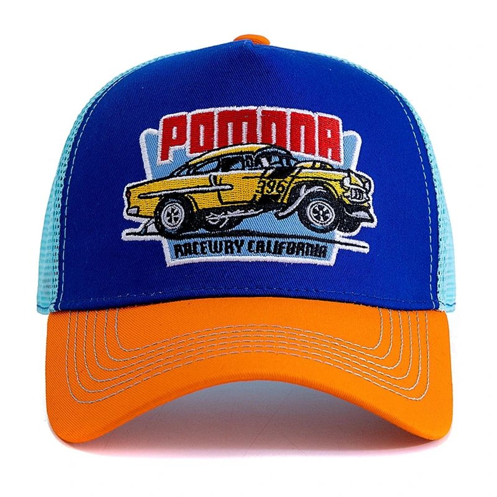 Big Truck Embroidered Mesh Trucker Hat Adjustable Summer Fishing Snapback Cap 2