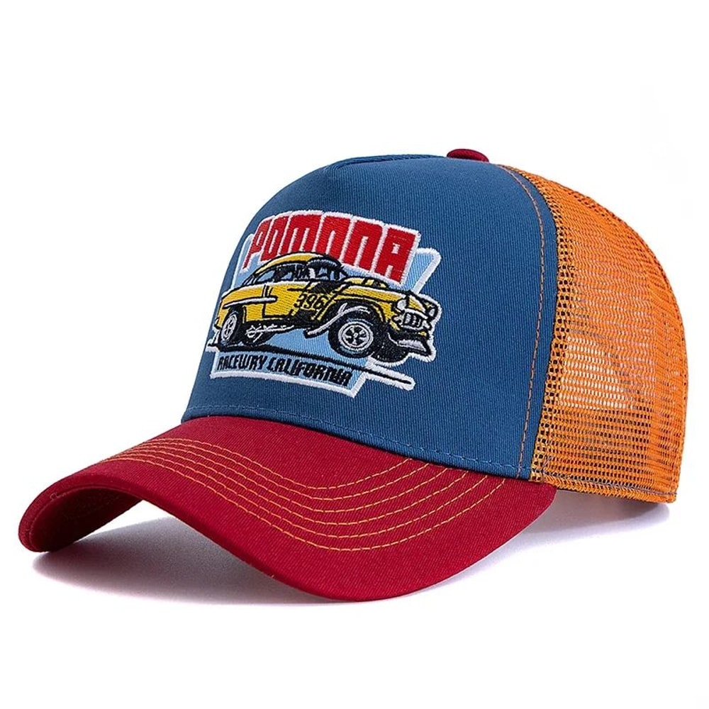 Big Truck Embroidered Mesh Trucker Hat Adjustable Summer Fishing Snapback Cap 8