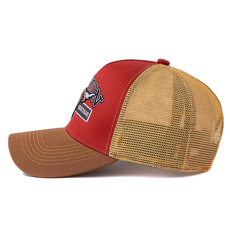 Bulls Head Mesh Trucker Hat Adjustable Snapback Summer Baseball Cap 2