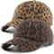 Y2K Leopard Print Baseball Cap Adjustable Trendy Summer Hat For Women 4
