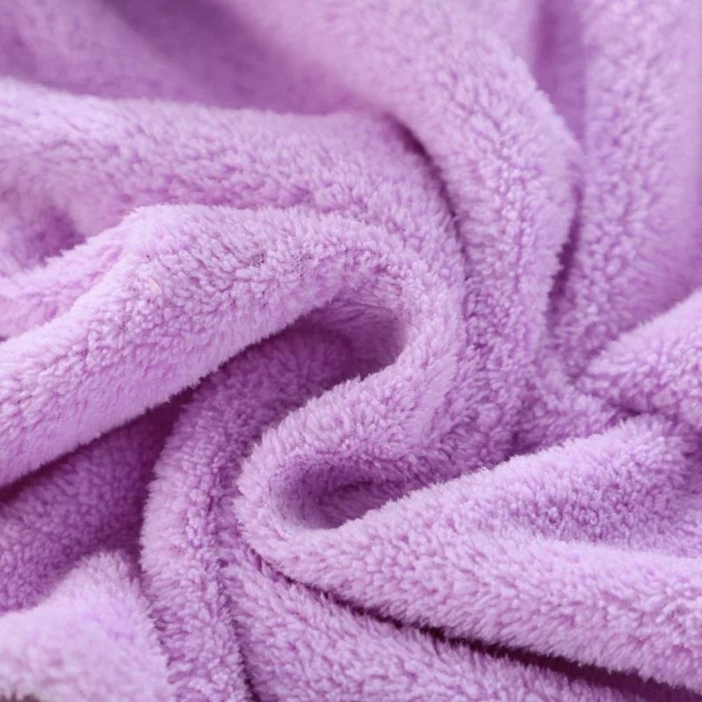 Coral Velvet Hair Drying Turban Towel Super Absorbent QuickDry Hair Wrap 3