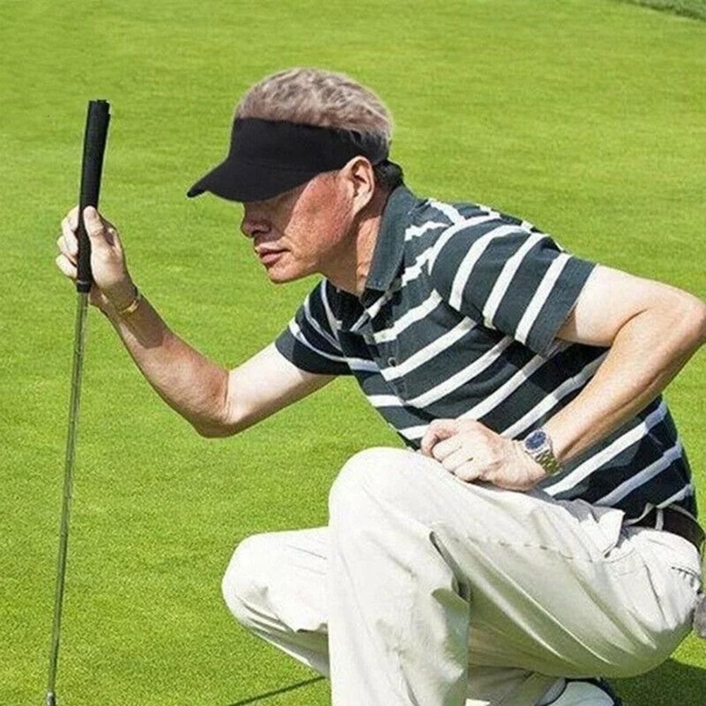 Spiked Hair Visor Cap Adjustable Sun Visor Hat With Realistic Fake Hair 3