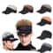 Spiked Hair Visor Cap Adjustable Sun Visor Hat With Realistic Fake Hair 4