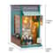 DIY Dollhouse Book Nook Kit Wooden Puzzle Bookshelf Insert Decor 13