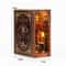 DIY Dollhouse Book Nook Kit Wooden Puzzle Bookshelf Insert Decor 23