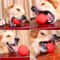 Indestructible Rubber Dog Chew Ball For Aggressive Chewers Interactive Teeth Cleaning Dog Toy 2