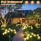 Solar Mushroom Garden Lights With Dual Lighting Modes Waterproof LED Jellyfish Pathway Decor 3