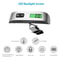 Portable Digital Luggage Scale 50kg With LCD Display Travel Baggage Weight Checker 0