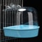 Hanging Bird Bath Box For Parrots Parakeets Cage Shower Tub For Budgie Cockatiel Lovebird 9