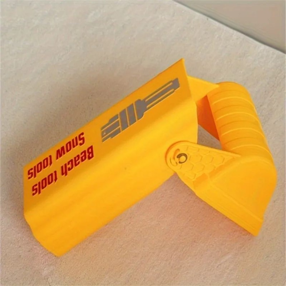 HeavyDuty Sand Snow Shovel Bright Orange Beach Digging Tool For Kids Adults 0