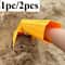 HeavyDuty Sand Snow Shovel Bright Orange Beach Digging Tool For Kids Adults 4